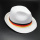 Stylischer Hut Weiß mit Deutschland Band