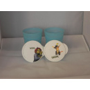 Tupperware Shrek Trink Becher 330 ml (2) Fiona und Katze