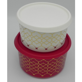 Tupperware Keksdosenset (2) Orientalische Runde